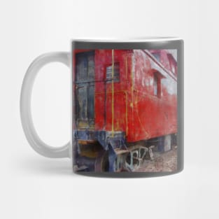 Old Red Caboose Mug